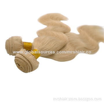 22-inch Unprocessed Natural Color Bobby Wave Brazilian Virgin Hair Weave